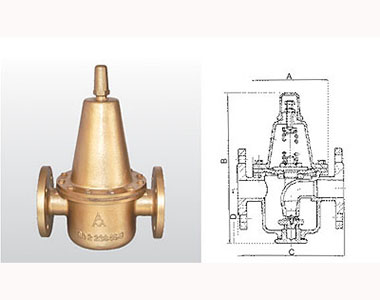 702 Y42X-10T 黃銅可調(diào)式減壓閥
