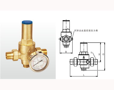 745 Y22X-16T 黃銅可調(diào)式減壓閥