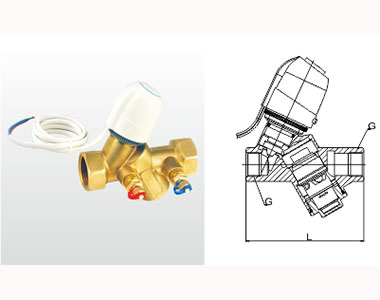 2530_2531 DPHF-15_25-L-25T 黃銅電動動態平衡閥