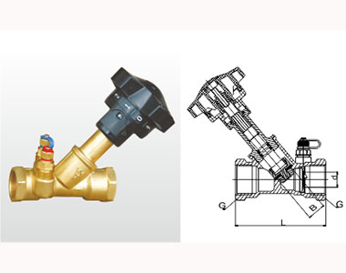 2560 SP15F-25T 黃銅雙位調節平衡閥