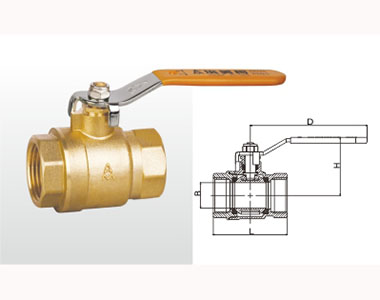 298 Q11F-20T 黃銅球閥（足通孔）