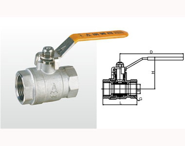 8280 Q11F-40P 不銹鋼球閥