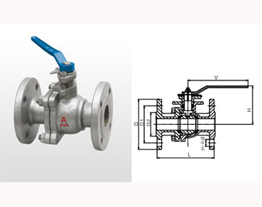 9291 Q41F-16C 鑄鋼法蘭球閥