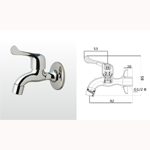 532 151CP3TP 黃銅陶瓷芯水嘴